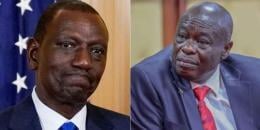 A collage of President William Ruto and DCP party leader Rigathi Gachagua.